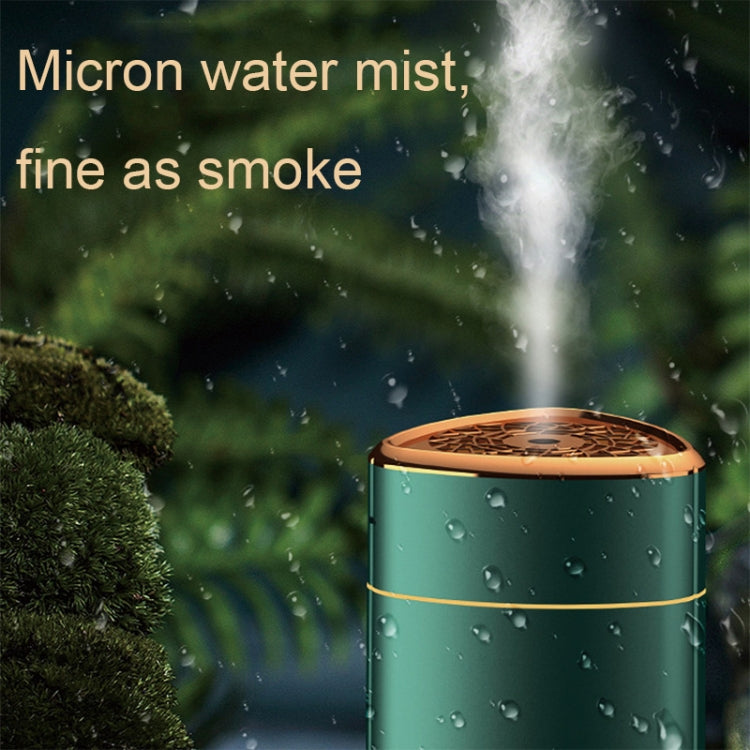 Silent USB Plug-In Silver Ion Purifying Humidifier Household Night Light Atomizer, Color: White