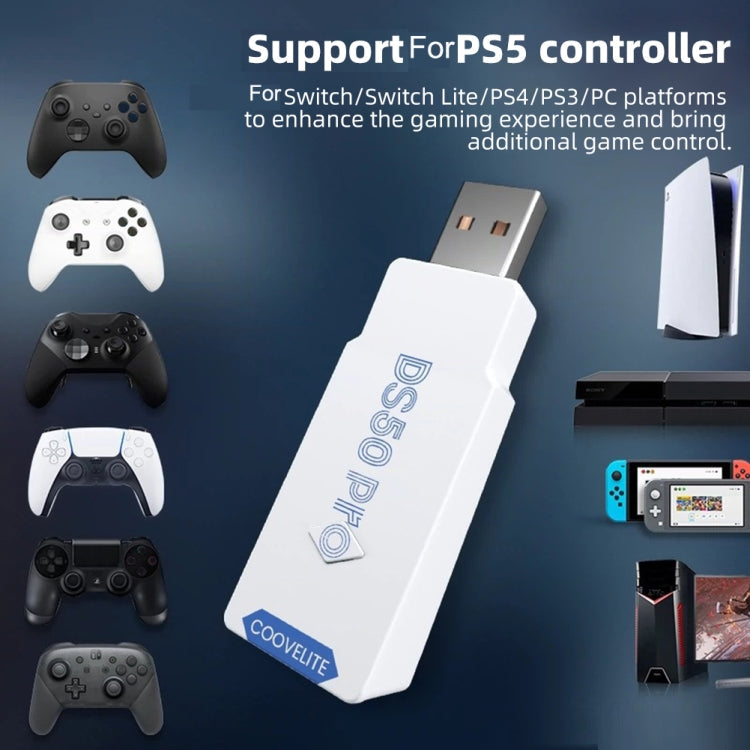 COOVElite DS50 Pro For XboxElite / PS4 Handle Converter PC Host Adapter