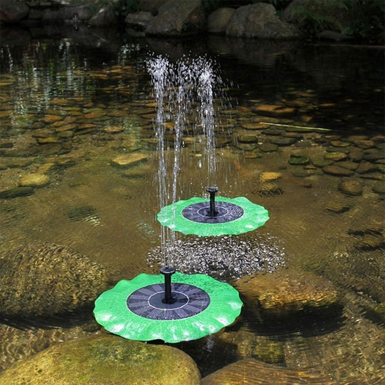 28cm Lotus Leaf Solar Fountain Outdoor Garden Floating Landscaping