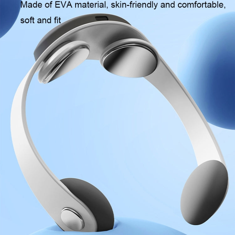 Cervical Spine Massager TENS Microcurrent Pulse Hanging Neck Massage Device(White)