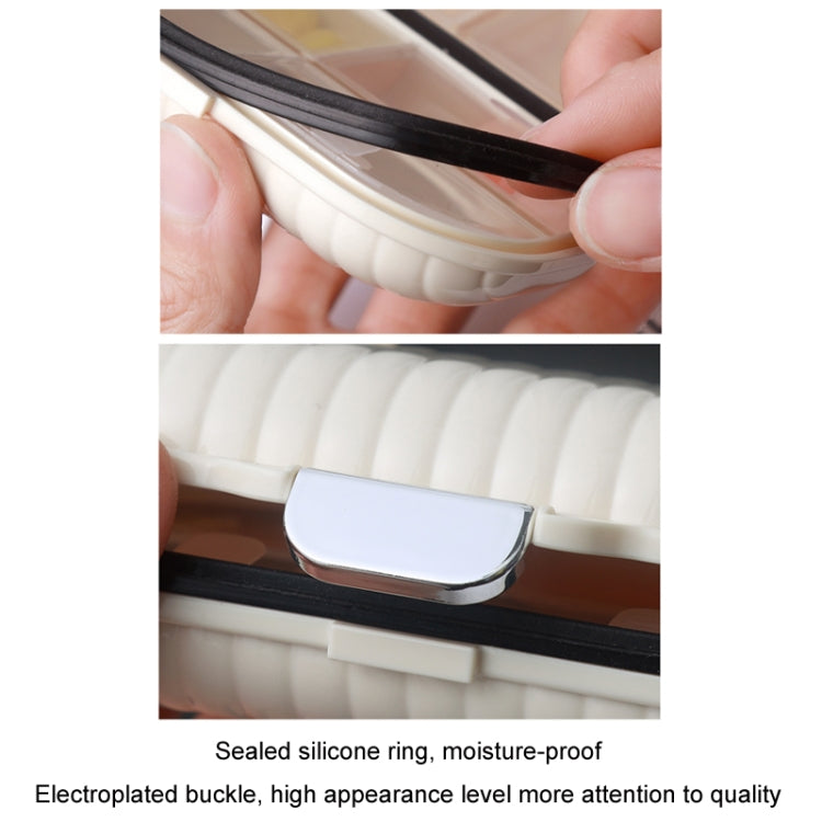 One Week Outdoor Travel Portable Medicine Dispensing Box Mini Airtight Box, Size: Small