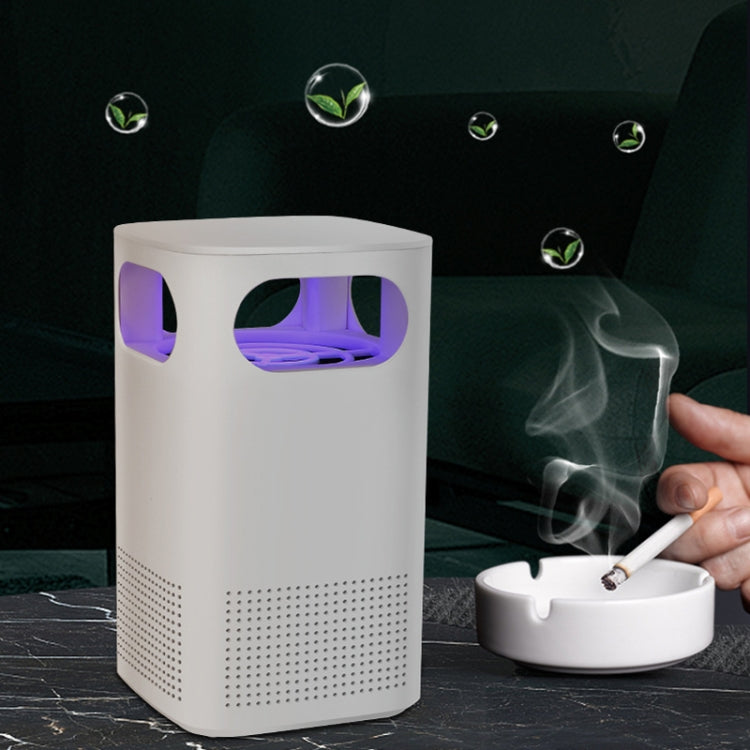 USB Plug-in Home Bedroom Deodorizer Desktop Car Negative Ion Air Purifier(Square)