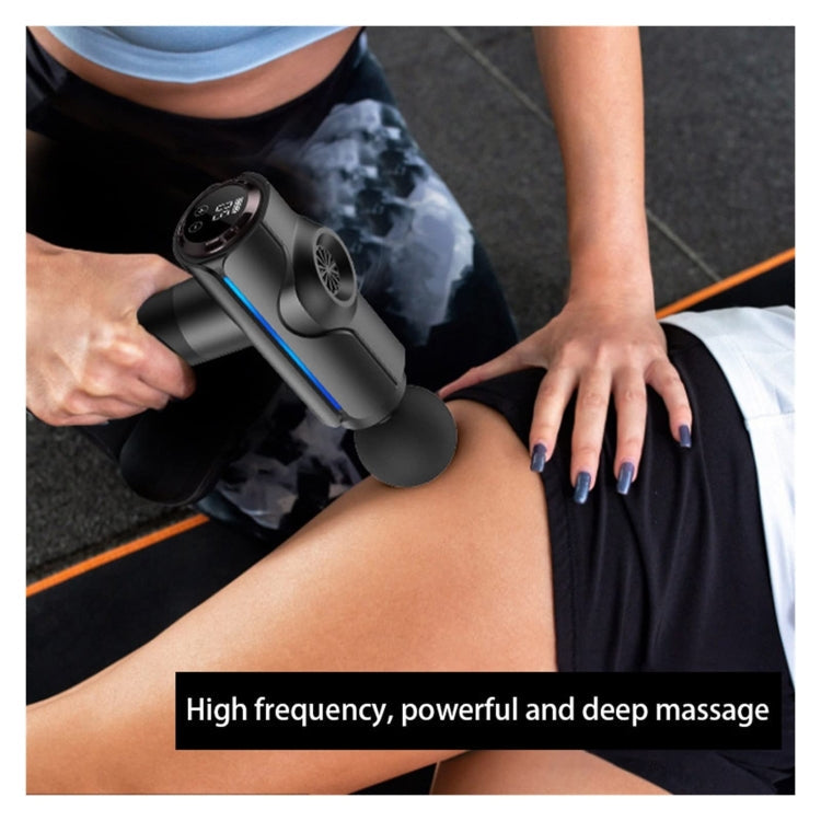 20-speed Touch Control Fascia Massager with 6 Massage Heads,CN Plug(Gray)