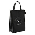 Vertical Version Thick Waterproof Insulation Bag Oxford Cloth Lunch Bag Tote Bag(Love)