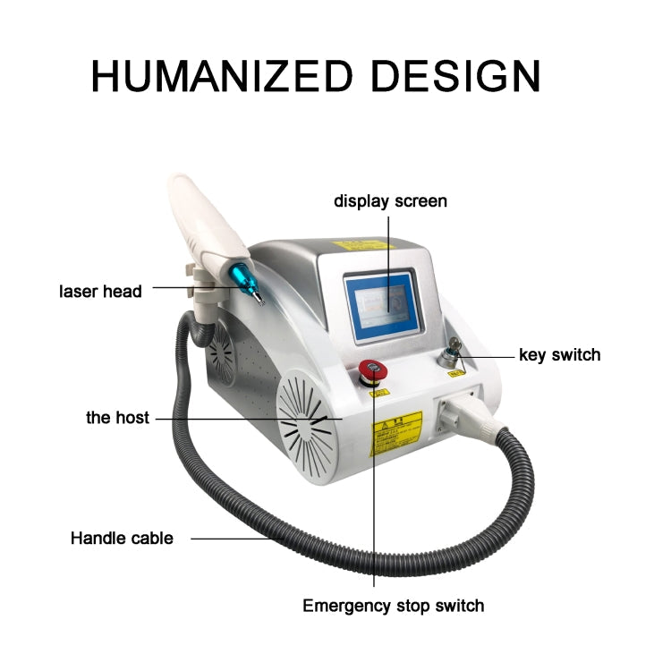 Laser Tattoo Removal Machine Non-invasive Eyebrow Washing Beauty Equipment(EU Plug)