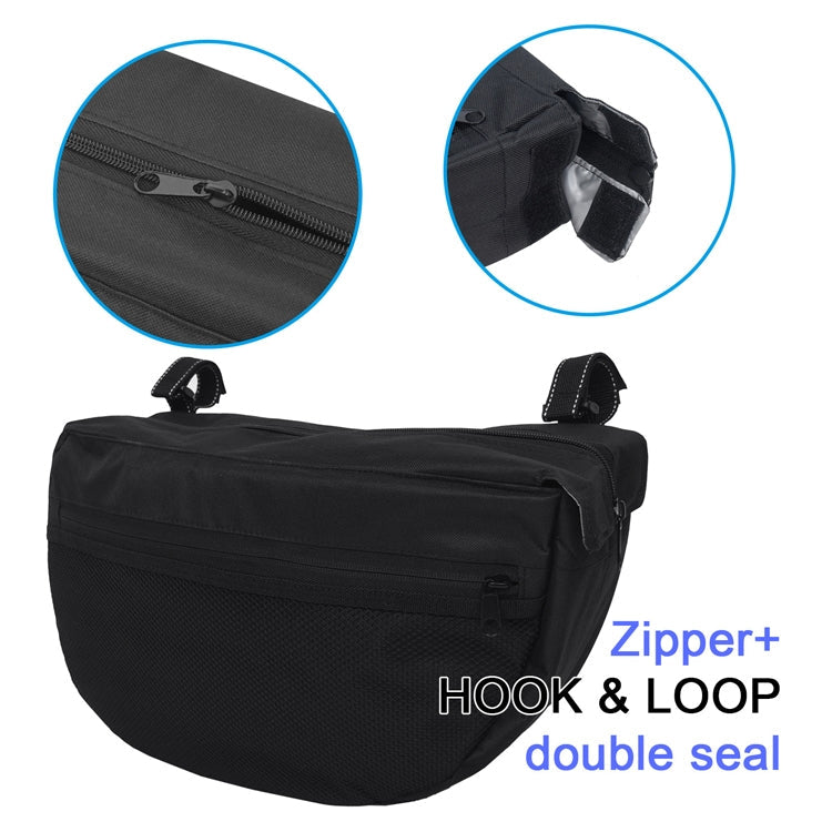 Baby Stroller Insulation Bag Wheelchair Hanging Storage Bag(Black)