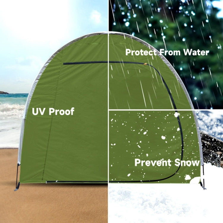 Outdoor Waterproof Bicycle Storage Shed Oxford 210D Heavy Duty Bike Tent(Black)