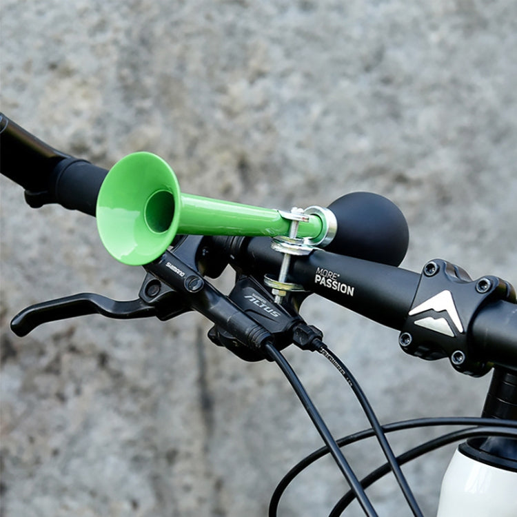 2pcs 7 inch Metal Plating Bicycle Air Horn Bicycle Accessories, Color: Pink