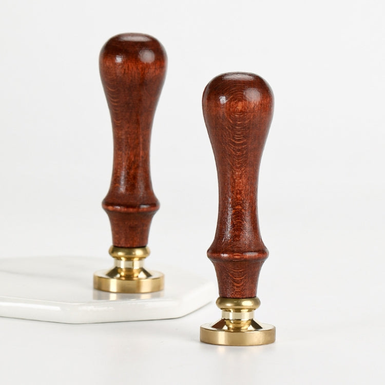 English Letters Series Fire Lacquer Seal Toxca Handle+Brass Seal Head(YW-13 Merry Chrstmas)