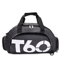 Fitness Football Backpack Swimming Taekwondo Waterproof Nylon Multi-purpose Travel Bag(Dark Gray)