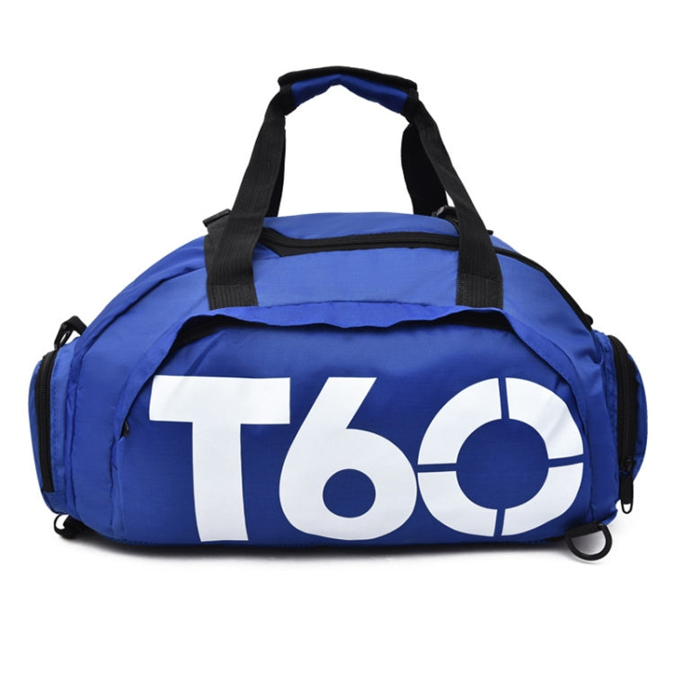 Fitness Football Backpack Swimming Taekwondo Waterproof Nylon Multi-purpose Travel Bag(Blue)