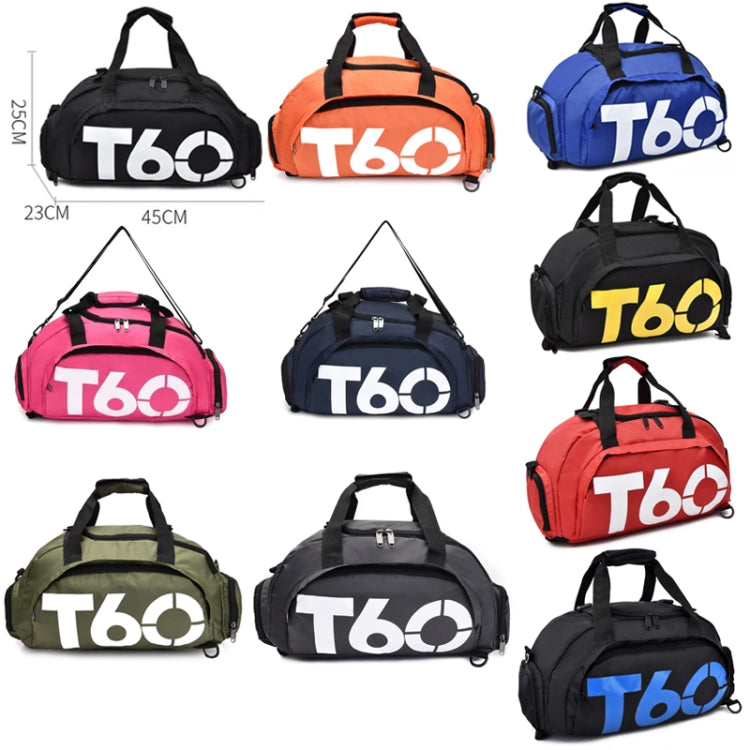 Fitness Football Backpack Swimming Taekwondo Waterproof Nylon Multi-purpose Travel Bag(Red)