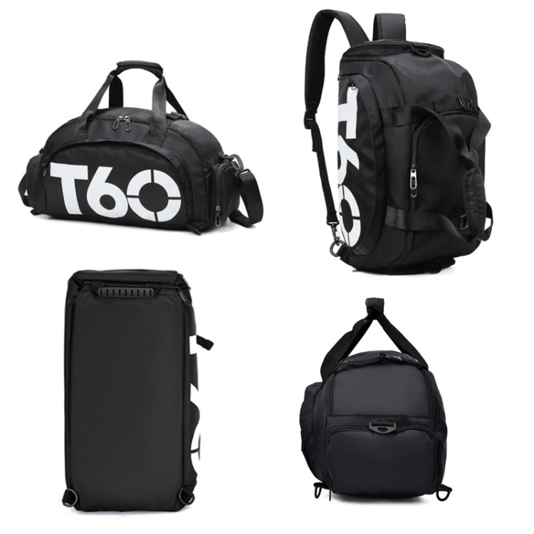 Fitness Football Backpack Swimming Taekwondo Waterproof Nylon Multi-purpose Travel Bag(Deep Blue)