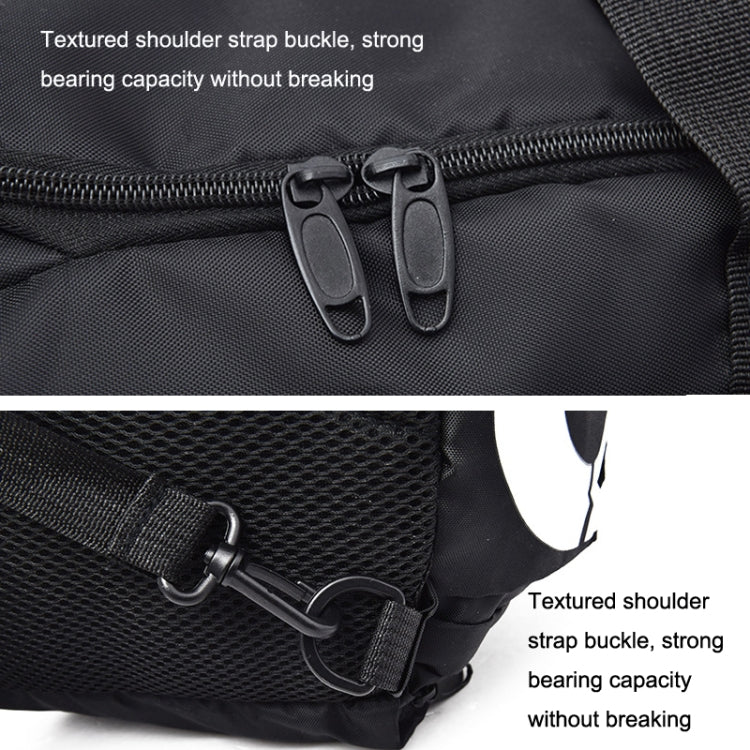 Fitness Football Backpack Swimming Taekwondo Waterproof Nylon Multi-purpose Travel Bag(Blue)