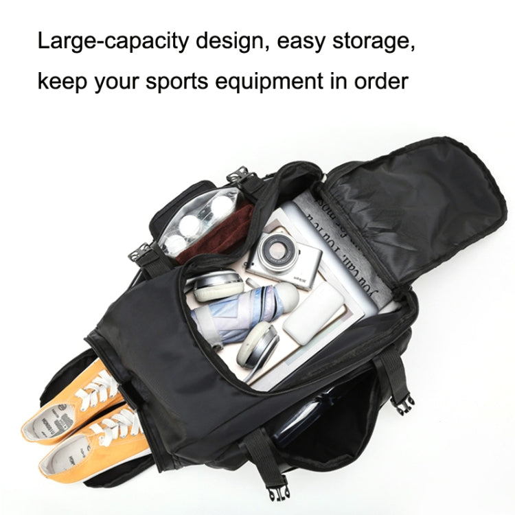 Fitness Football Backpack Swimming Taekwondo Waterproof Nylon Multi-purpose Travel Bag(Army Green)