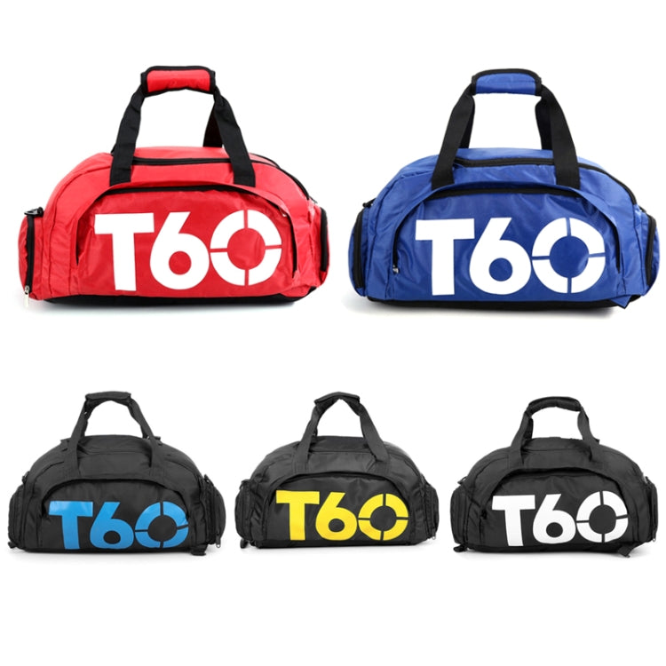 Wet and Dry Separation Fitness Backpack Swimming Taekwondo Waterproof Travel Bag(Red)