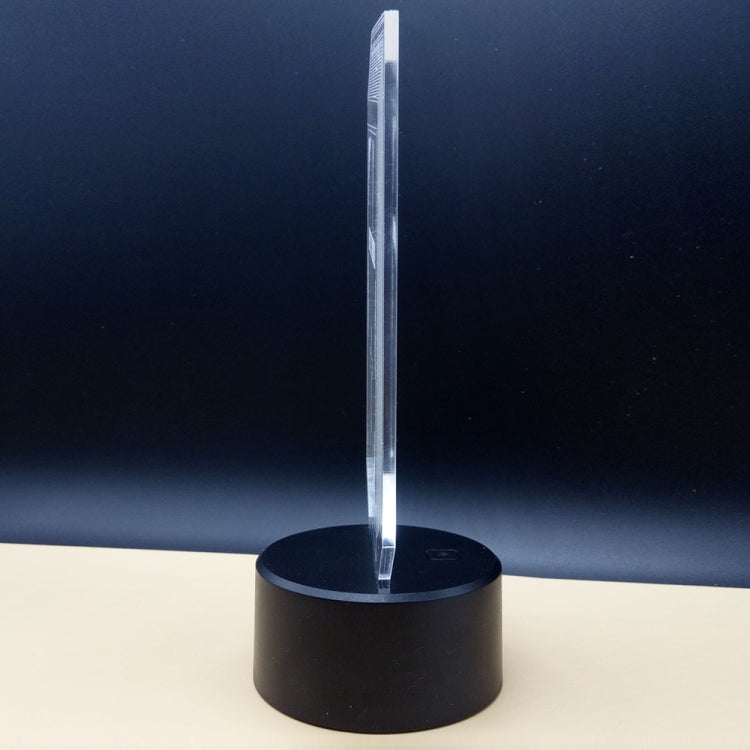 3D Game Handle Three-dimensional Colorful LED Lights, Style: Touch Black Base