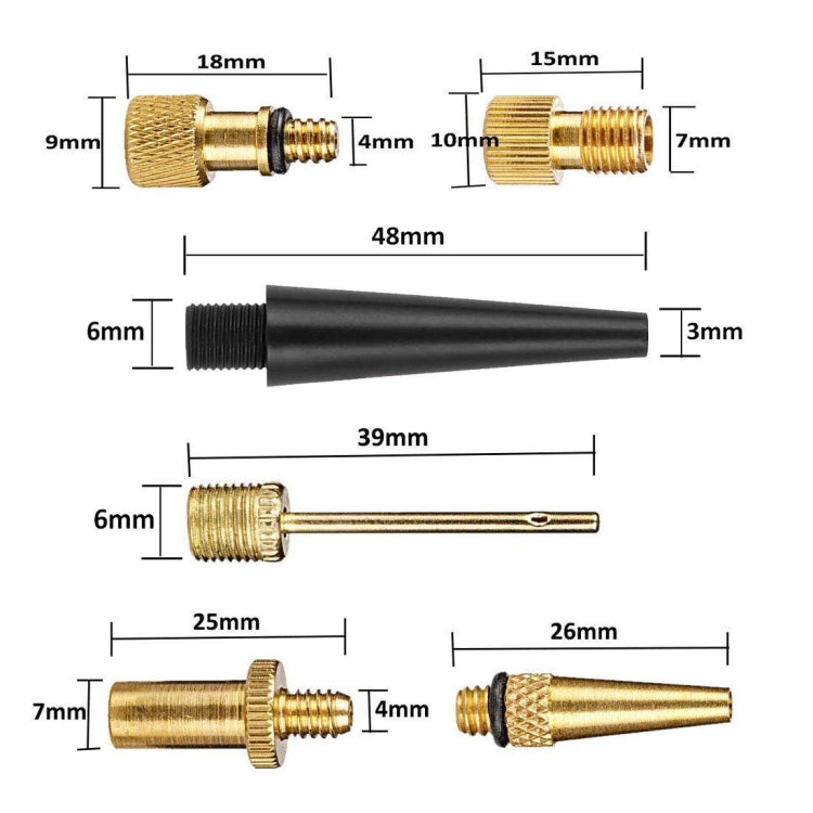 32 in 1 SV/AV/DV Bicycle Valve Adapter Set Bike Ball Pump Accessories
