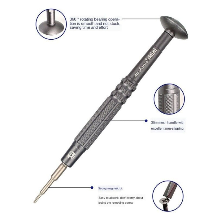 MECHANIC iMini Series Mobile Phone Repair Glasses Screw Batch Clock Tool, Series: Phillips 2.5