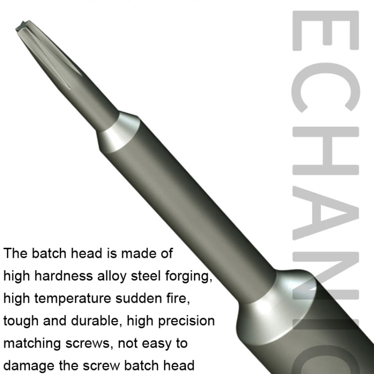 MECHANIC iMini Series Mobile Phone Repair Glasses Screw Batch Clock Tool, Series: Five Star 0.8