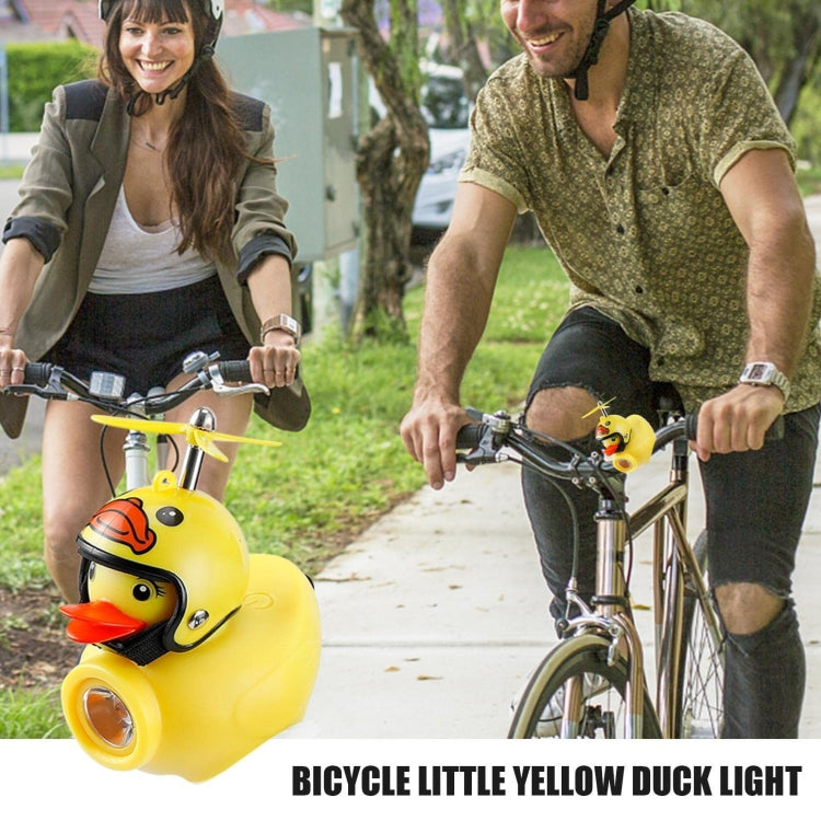 Yellow Duck Bike Bell Handlebar Headlight Car Ornaments Cycling Accessories Helmets Decor(Watermelon Helmet)