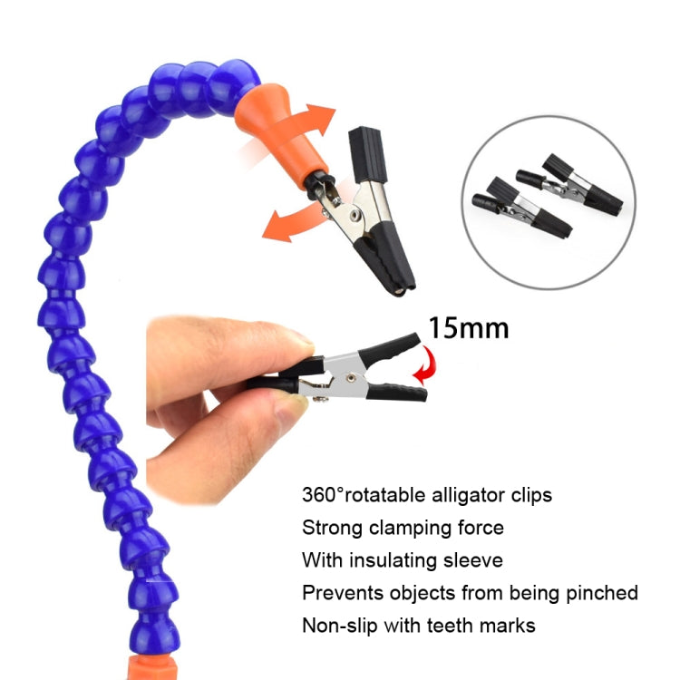 Phone PCB Circuit Board Repair Fixed Folder Welding Assisted DIY Model Clamping Tool, Style: 3 Claws (Black)