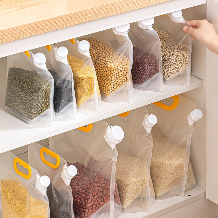 5pcs Portable Food Packaging Bag Grain Sealed Bag Fresh-keeping Storage Bag, Capacity: 2.5kg