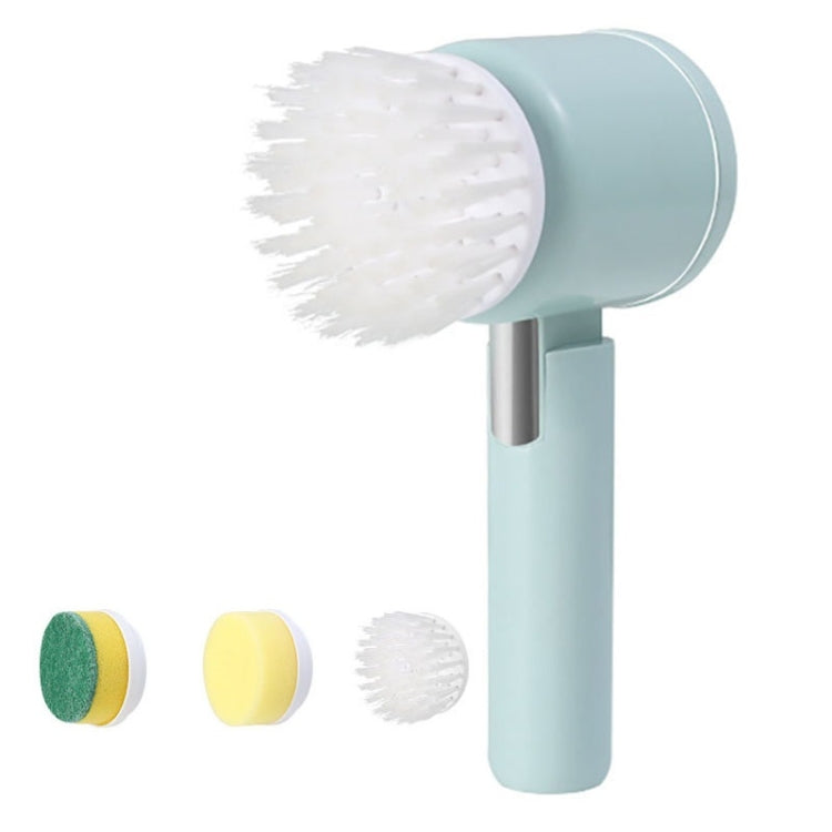 Multifunctional Handheld Wireless Folding Electric Cleaning Brush(Mint Green)