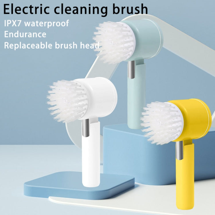 Multifunctional Handheld Wireless Folding Electric Cleaning Brush(Mint Green)