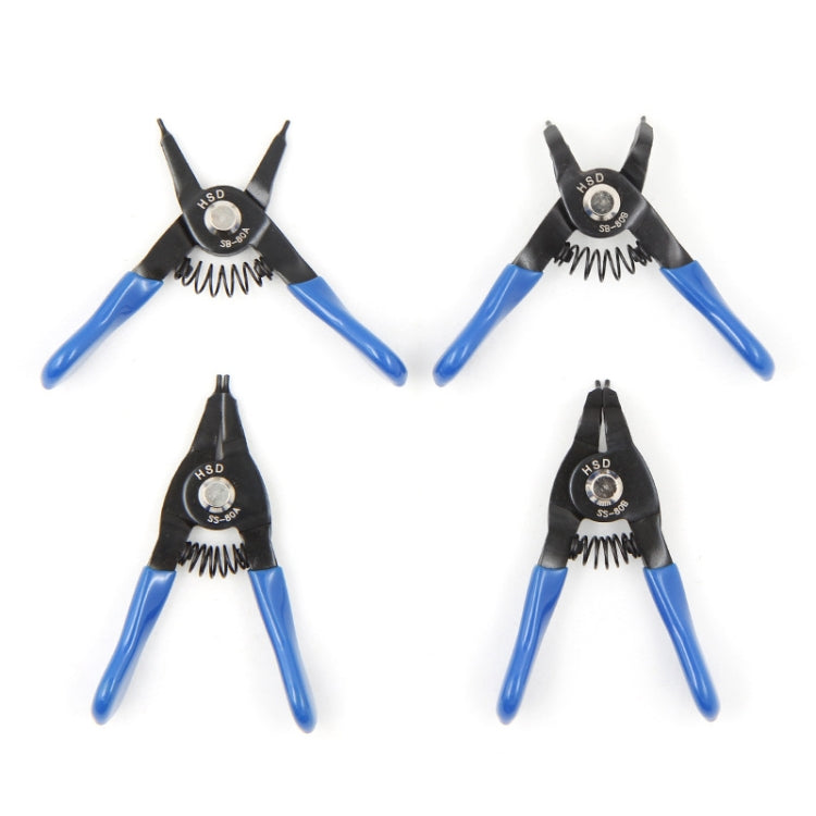 HSD SB-80A Internal For Hole Straight  10-25mm Compact Spring-Loaded Pliers Retaining Ring Pliers