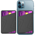 AhaStyle PT133-C Silicone Adhesive Card Case(Black)