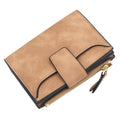 Baellerry Large Capacity Ladies Short Wallet Multifunctional Multi-card Coin Purse(Brown)