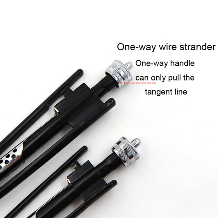 HSD WTP-809 9-inch One-way 265mm Stranding Wire Pliers Fuses Plier Twist Wire Clamp Tightening Plier