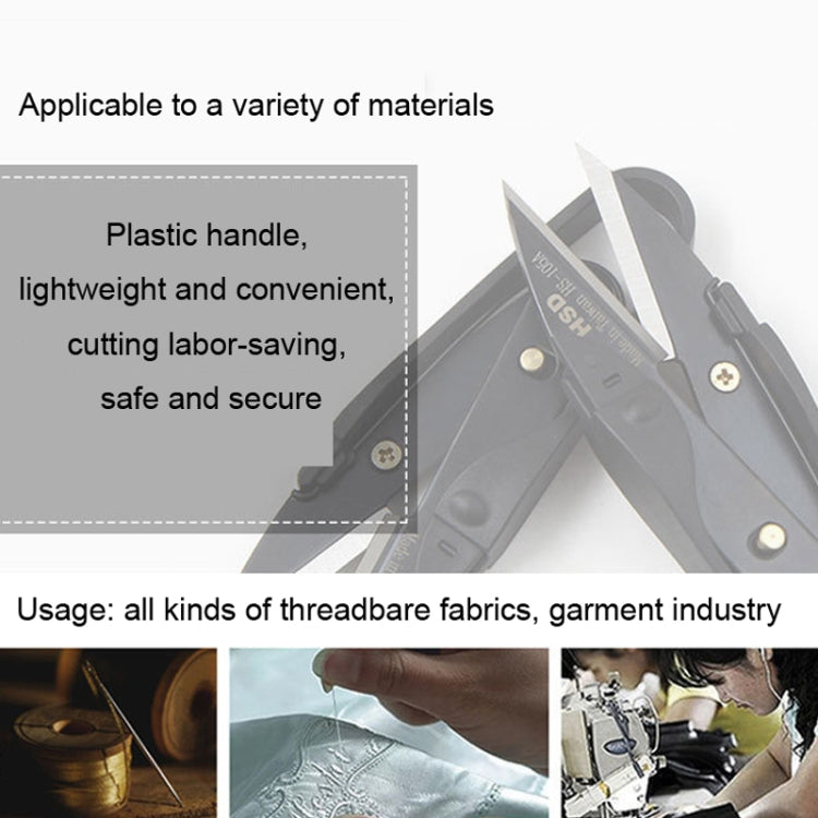 HSD HS-105A U-Shape Mini Garment Tailor Cutter DIY Embroidery Yarn Scissor