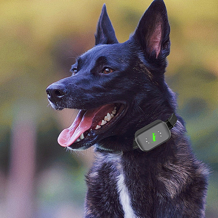Smart Waterproof Electric Shock Dog Trainer Rechargeable Remote Bark Stopper(Black)