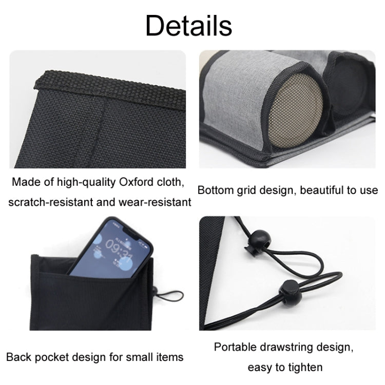 Multifunctional Suitcase Portable Storage Beverage Cup Holder(Black)