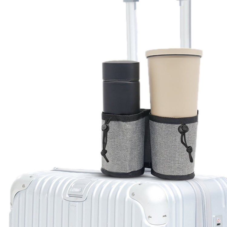 Multifunctional Suitcase Portable Storage Beverage Cup Holder(Royal Blue)