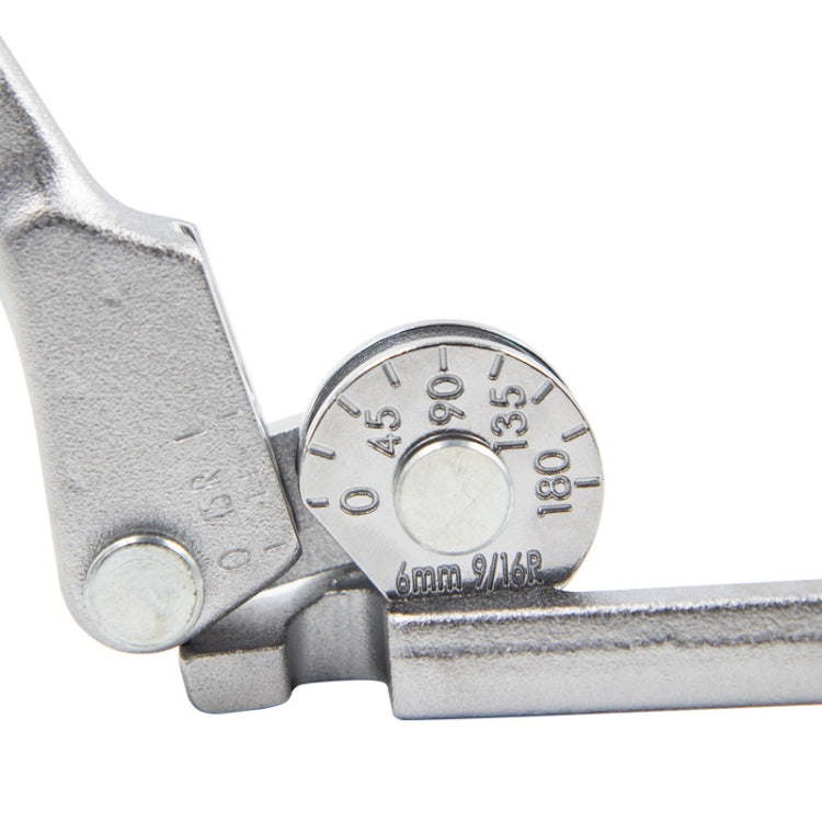 HSD TB-3206 6mm Diameter Manual Stainless Steel Pipe Iron Tube Bender Air Conditioner Copper Pipe Aluminum Pipe Bender
