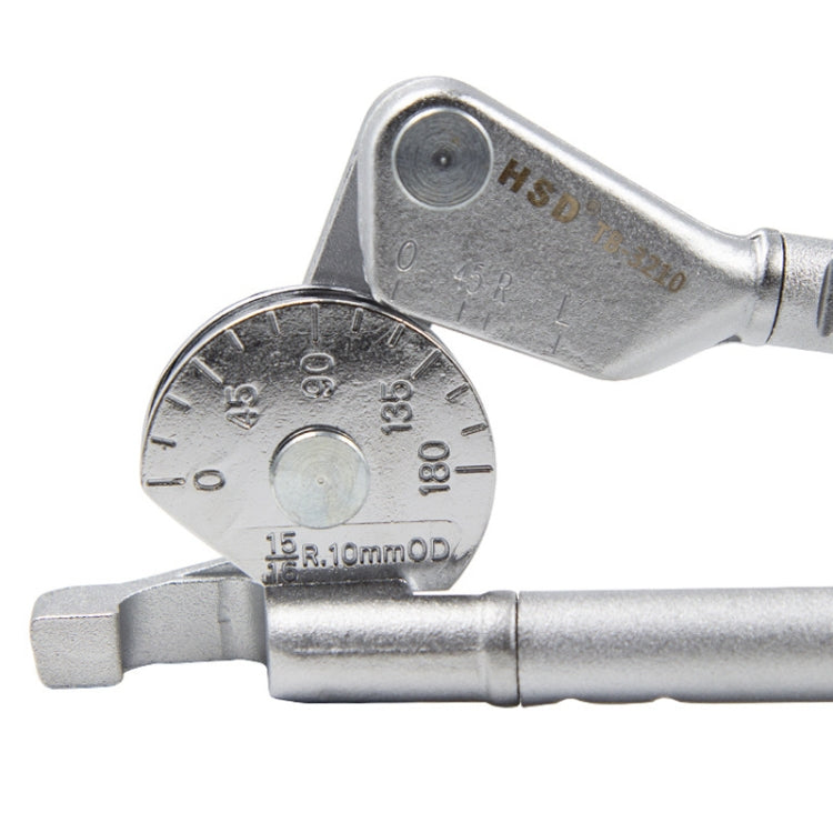 HSD TB-3210 10mm Diameter Manual Stainless Steel Pipe Iron Tube Bender Air Conditioner Copper Pipe Aluminum Pipe Bender