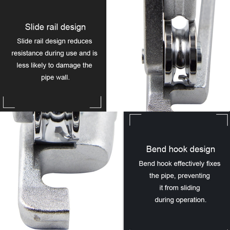HSD TB-3206 6mm Diameter Manual Stainless Steel Pipe Iron Tube Bender Air Conditioner Copper Pipe Aluminum Pipe Bender