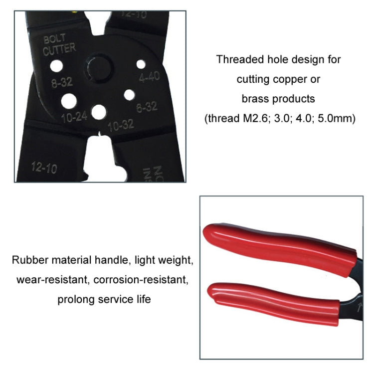 Multifunctional Cable Stripping Manual Crimping Pliers(HS-313)