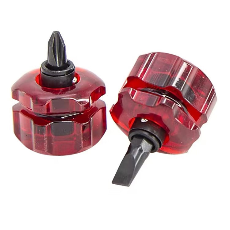 HSD HS-206 Portable Short Handle Phillips And Straight 2 In 1 Screwdriver With Magnetism