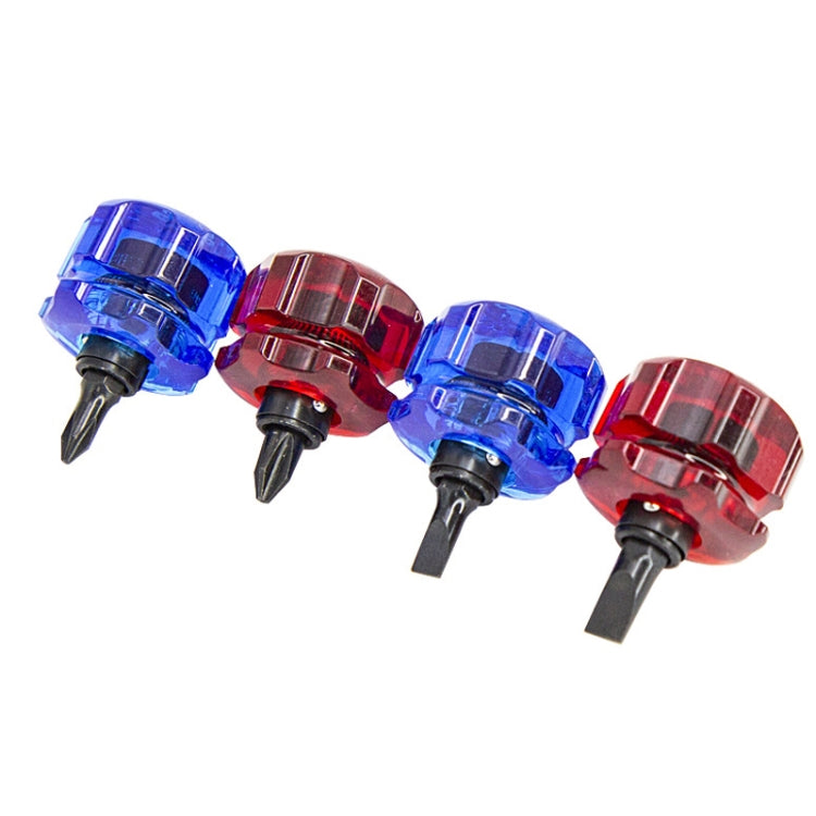 HSD HS-206 Portable Short Handle Phillips And Straight 2 In 1 Screwdriver With Magnetism