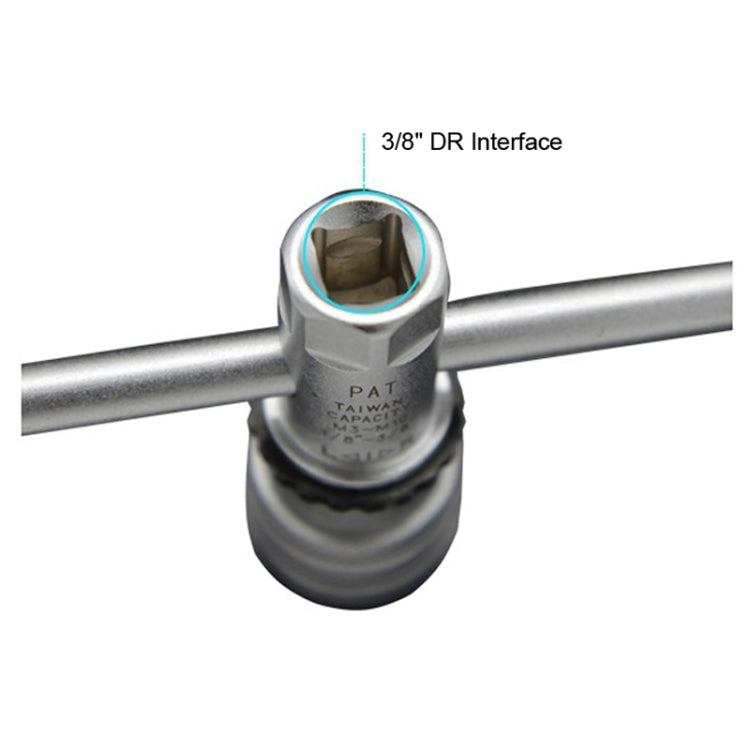 HSD HS-310 Forward And Backward Adjustable Ratchet Tapping Spanner Quick Reamer Tapping Wrench