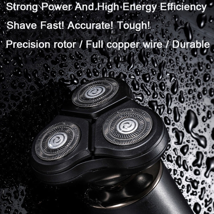 3-in-1 Multifunctional Razor Electric Shaver Nose Hair Sideburn Trimmer(English Neutral Version)