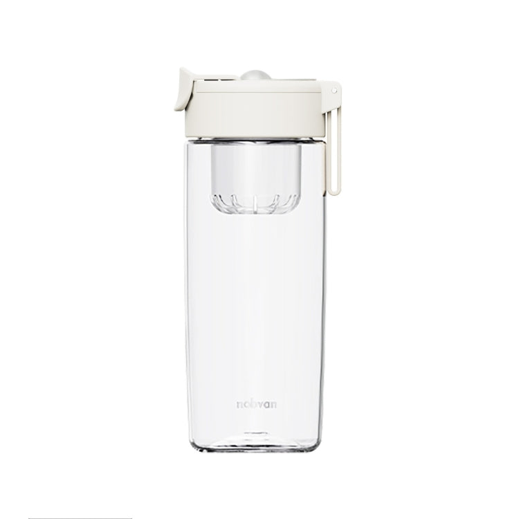 Nobvan Magic Ball Magnetic Bomb Tea Warehouse Tritan Large Capacity Sports Cup, Style: 550ml (Transparent)