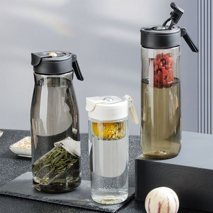 Nobvan Magic Ball Magnetic Bomb Tea Warehouse Tritan Large Capacity Sports Cup, Style: 550ml (Transparent)
