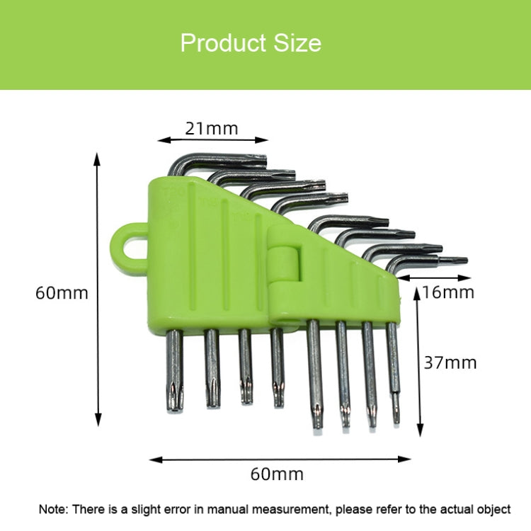 8pcs/set HUIJIAQI Hexagon Torx Screwdriver Spanner Multifunction Combination Tool