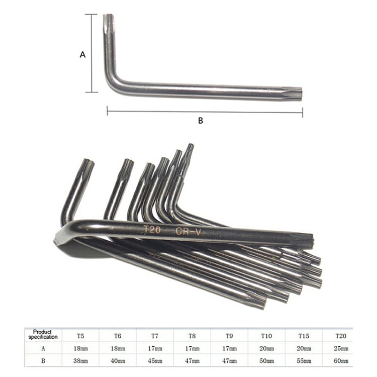 8pcs/set HUIJIAQI Hexagon Torx Screwdriver Spanner Multifunction Combination Tool
