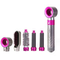 5 In 1 Hot Air Comb Automatic Curling Iron Curling & Straightening Hair Styling Comb Hair Dryer, Power: US Plug